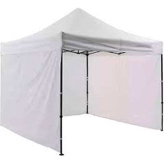 Carpa Toldo 3x3 Metros con Paredes Reforzado Plegable Impermeable Facil Armado Y Transporte para Jardín Casa Exterior Uso Rudo Acero Lona (Blanco)