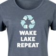 thumbnail image 3 of Instant Message - Wake Lake Repeat - Women's Any Way Dress, 3 of 7