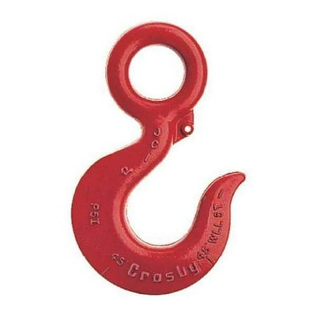 - CROSBY 1022293 Eye Hook, Carbon Steel, 30, 000 lb., Red