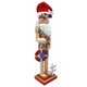 thumbnail image 5 of Figura de Papá Noel de playa de madera de 15 pulgadas, títere de Cascanueces, juguete, adorno de mesa decorativo para fiesta, decoración interior Estilo C, 5 of 8