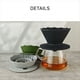 thumbnail image 5 of Filtro de Silicona para Café Vertido, Ideal para Viajes, Camping, Oficina, Hogar, Accesorios de Café, Color Gris., 5 of 5