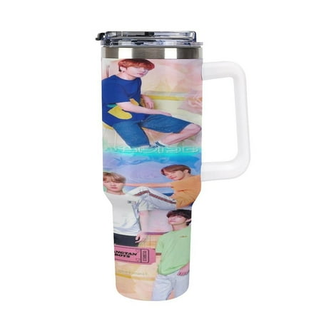 

B_TS Anime Tumbler Gifts Presents for Kids Husband Tumbler Cups For Home Office Or Car Perfect Anime Presents Boys And Girls Boyfriend White-style