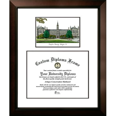 Campimages DC996LV Gerogetown University Legacy Scholar Diploma Frame