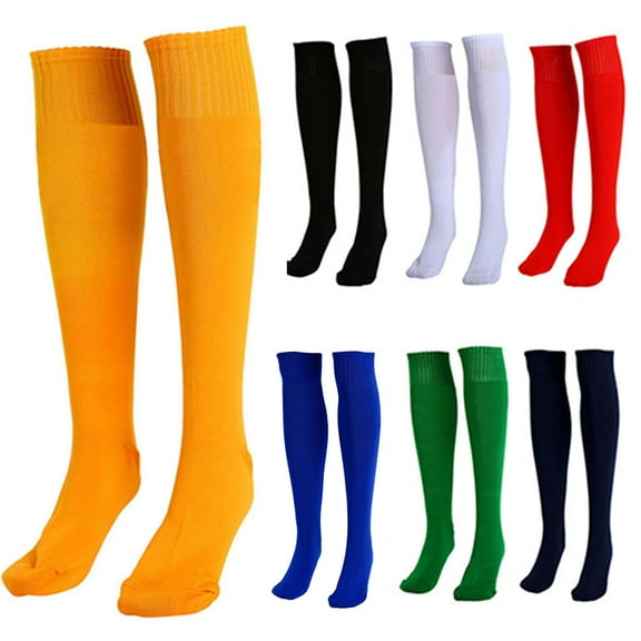 Zhaomeidaxi 1 Pair Knee High Soccer Socks Unisex Sports Tube Socks Team Socks for Soccer, Basketball, Uniform and Everyday Wear