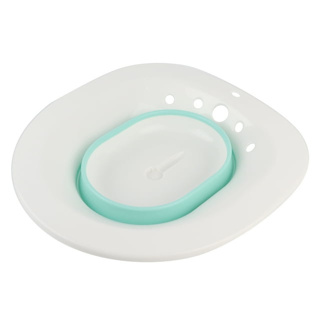 Inodoro plegable para embarazadas, bañera de cadera, lavabo para pacientes con hemorroides (verde)