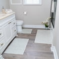 thumbnail image 1 of Geometric Design 3 Piece Bathroom Rugs Set - Non-Slip Ultra Thin Bath Rugs for Bathroom Floor - Washable Cotton Bathroom Mats Set, 1 of 8