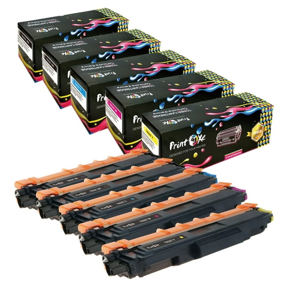 TN227 Compatible 5 Toner Cartridges High Yield High Yield TN223 - TN-227 for Brother HL L3210CW L3230CDW L3270CDW L3290CDW and MFC L3710CW L3750CDW L3770CDW