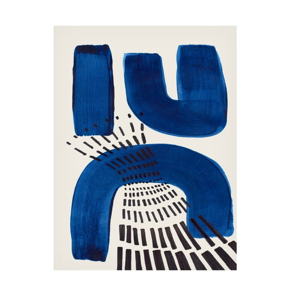 Trademark Fine Art Ejaaz Haniff Blue Magnet Canvas Wall Art