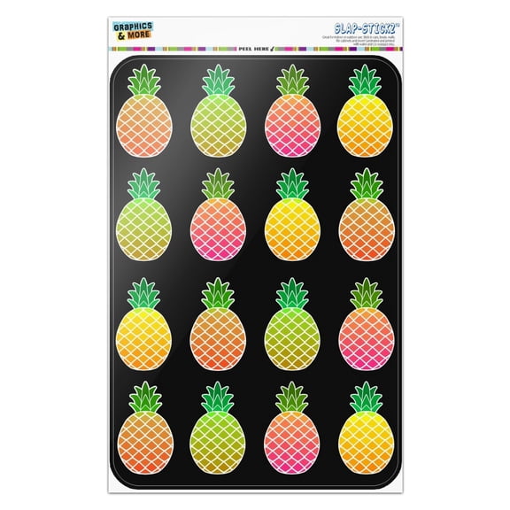Colorful Pineapples Pattern Home Business Office Sign