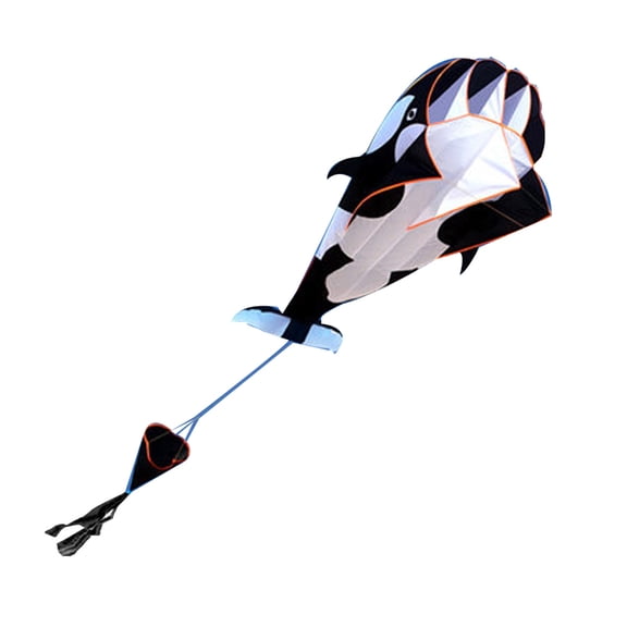 3D Soft Whale Frameless Flying Kite Outdoor Sports Toy Children Kids Funny Gift