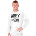 thumbnail image 5 of US Army Son Military Star Logo Men's Long Sleeve Tee T Shirt Brisco Brands M, 5 of 6
