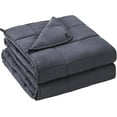 thumbnail image 2 of Weighted Blanket for Adults (20 lbs, 60” x 80”, Grey) Cooling Heavy Blanket for Sleeping Perfect for 190-210 lbs, Queen Size Breathable Blanket with Premium Glass Bead,Machine Washable, 2 of 13