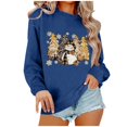 thumbnail image 2 of Wancir Christmas Sweatshirts for Women Merry Christmas Tree Graphic Long Sleeve Xmas Vacation Pullover Christian Tops, 2 of 4