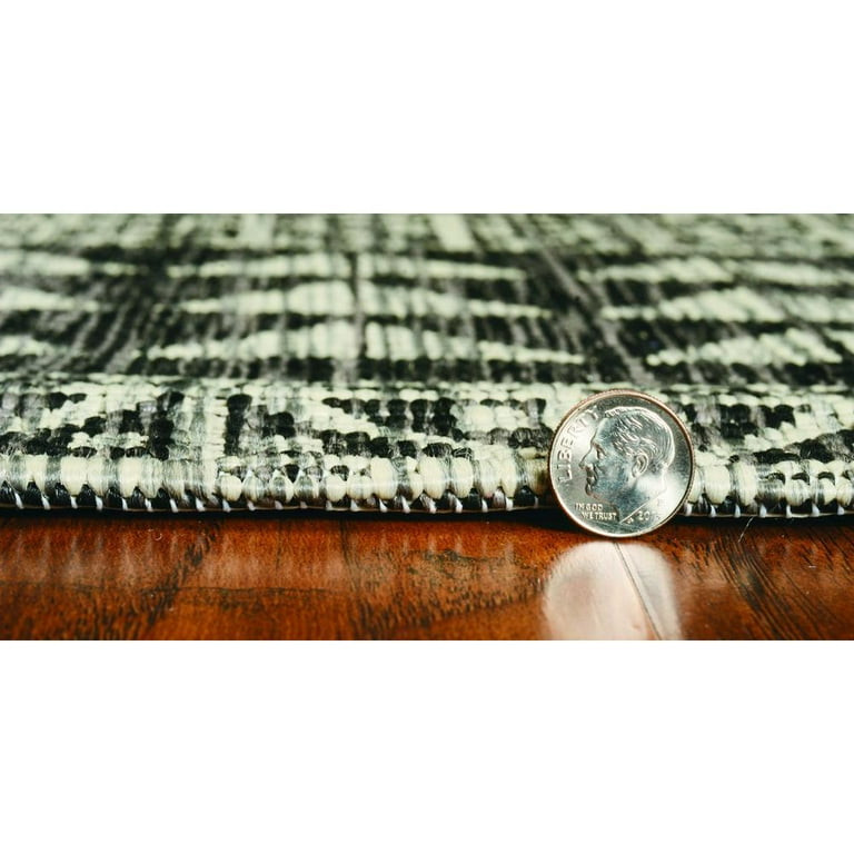 8'X11' Blue Grey Machine Woven Uv Treated Abstract Indoor Outdoor Area Rug 8'X11' Blue Grey Machine Woven Uv Treated Abstract Indoor Outdoor Area Rug