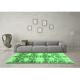 thumbnail image 3 of Ahgly Company Indoor Round Abstract Emerald Green Contemporary Area Rugs, 7' Round, 3 of 4