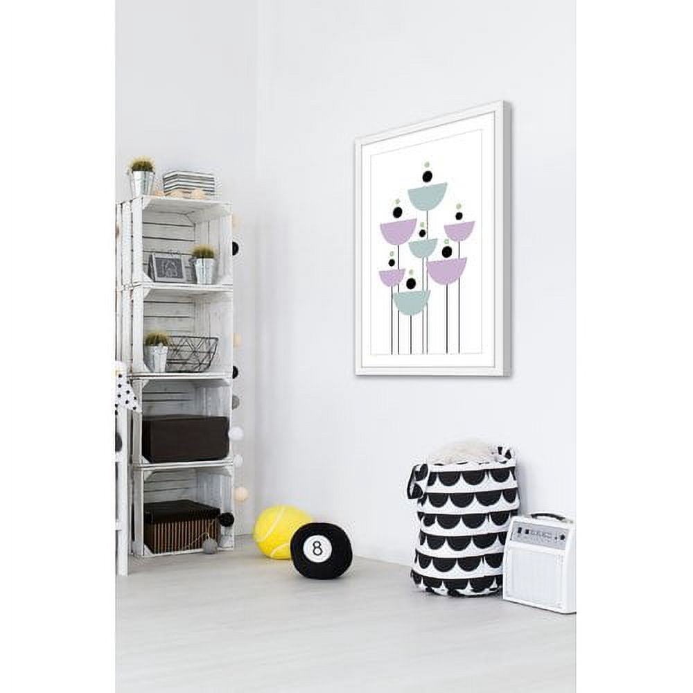 "Bowl Flowers" Framed Painting Print