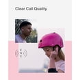 thumbnail image 2 of Belkin SoundForm Nano 2 Bluetooth Earbuds for Kids with Built-in Microphone, 28H Battery Life, Safe 85dB Volume, IPX5 Water Resistance - Kids Bluetooth Earbuds for iPhone, iPad, Galaxy, & More - Pink, 2 of 4