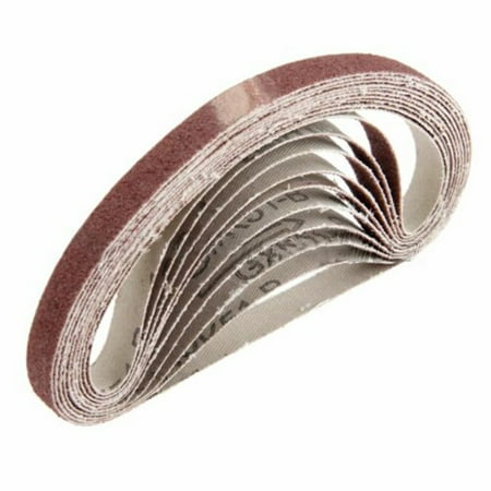 

BAMILL 10pcs 330*10mm Abrasive Sanding Belts Grit 80# Sander Grinding Polishing Tools