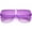 Purple, variant on Oversize Translucent Square Sunglasses Flat Top Color Tinted Lens 69mm (Red)