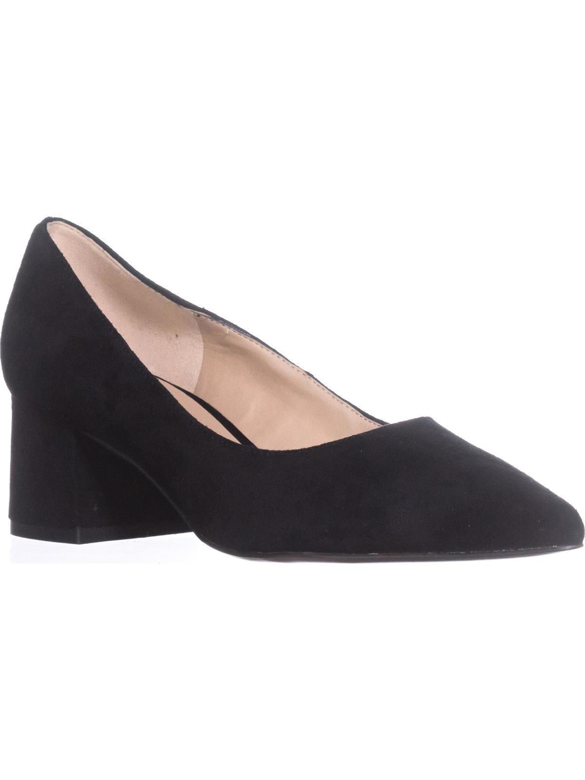 franco sarto black suede pumps