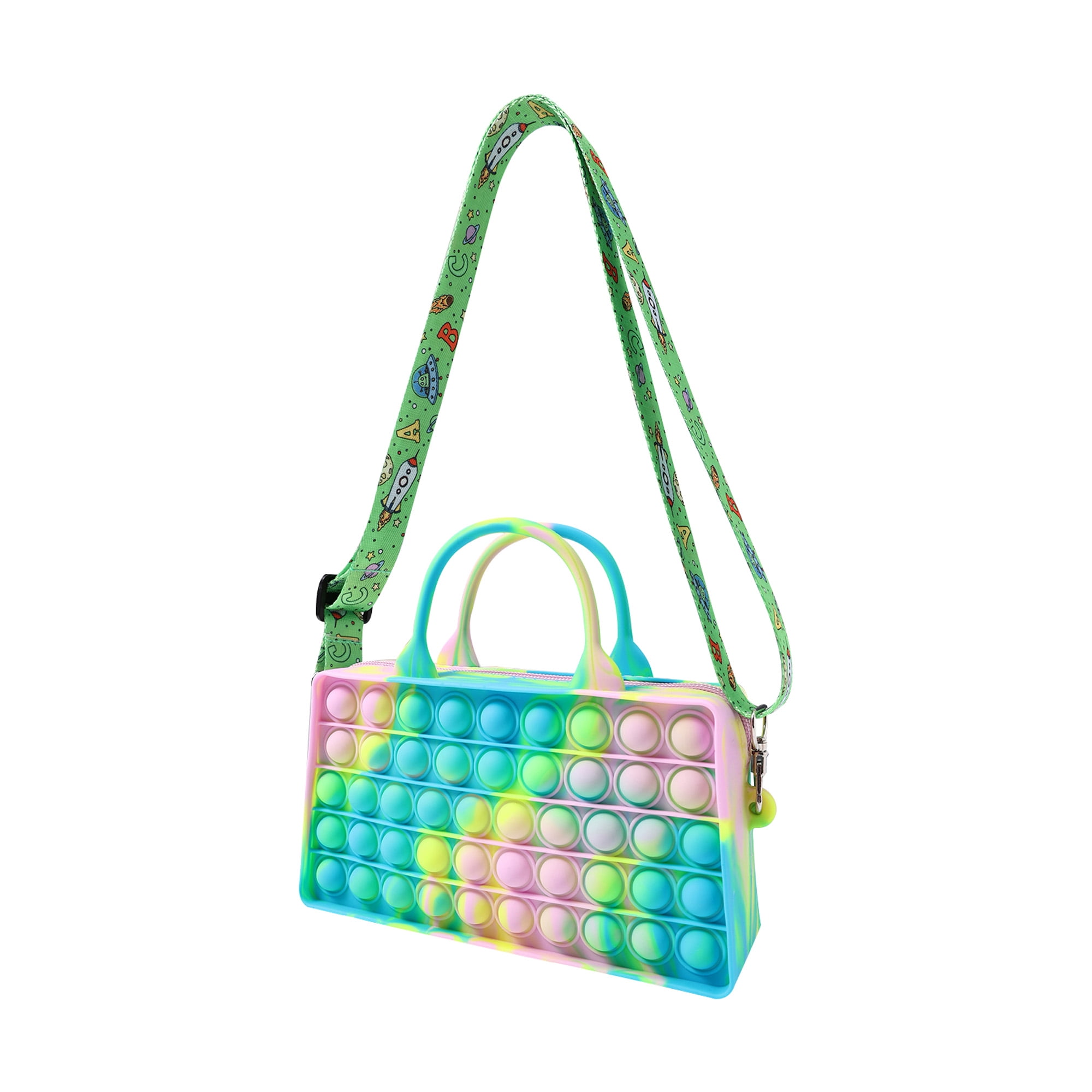 Pop Purse Crossbody Bag for Girls Fidget Toys Pop Purse Pop Shoulder Bag