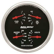 AutoMeter 1419 Designer Black Quad Gauge