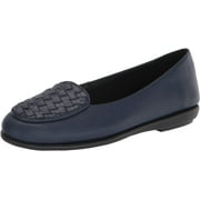 Aerosoles Womens Brielle Ballet Flat 10.5 Wide Navy