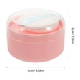 thumbnail image 2 of Minkissy 2-Pack Travel Size Powder Puff Containers for Body and Cosmetic Powder Storage and Application, 2 of 8