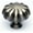 Antique English, variant on Alno A819-1-PB/NL Traditional Fluted Flower 1-1/4" Mushroom Solid Brass Cabinet Knob /