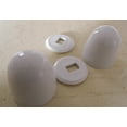 thumbnail image 2 of Snap-On NuFlush Round Caps for Toilet Floor Bolts, High-Quality Plastic, 2 of 3