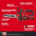 thumbnail image 2 of BLACK+DECKER V20 12” Battery Powered Chainsaw, Compact Design, Auto Oiling, Tool Free Tensioning, 2 of 8