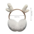 thumbnail image 2 of FADAACAI Womens Ear Muffs Winter Warm Earmuffs Deer Horn Cute Earmuffs Cold Proof Warm Sleeve Earmuffs Fuzzy Earmuffs Earmuffs for Women Winter Clearance！, 2 of 5