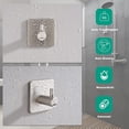 thumbnail image 3 of Gancho para toalla - gancho de pared - acero inoxidable - sin agujeros - inoxidable - impermeable - para cocina, baño, oficina, 3 of 5