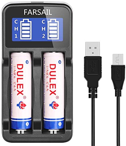 Chargeur De Batteries 8 Slots - Pour Piles 18650/26500 Lithium 3,7 V Et Ni-MH/NiCd 1,2 V, écran LCD, Prise UE - 9