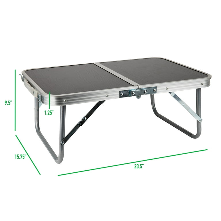 Mind Reader Folding Lap Tray with Collapsible Legs Portable