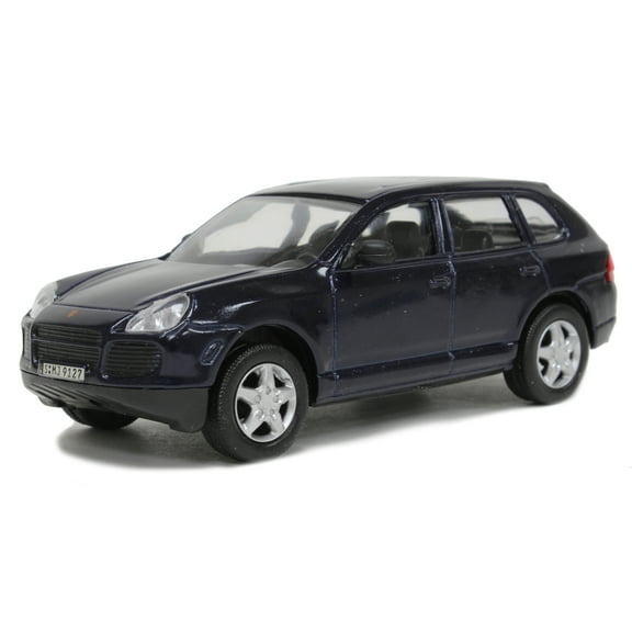Porsche Cayenne 1:43 scale Diecast Model Car in Dark Blue by Ex Mag