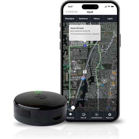54 GPS Tracker - Made in the USA from Domestic & Imported Parts. Long Battery, Magnetic, Waterproof, Global ng. Subscription Required