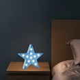 thumbnail image 4 of Star Sign Night Light under $5! kkbbma LED Marquee Star Sign Night Light, Battery Operated Star Shaped Desk Table Lamp for Gift, Nursery Room, Wall Decor, 4 of 6
