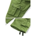 thumbnail image 3 of Women's Casual Cargo Shorts Multi-Pockets Twill Bermuda Summer Shorts(No Belts),Armygreen 18, 3 of 6