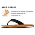 thumbnail image 3 of Ecetana Flip Flops for Men Yoga Mat Thong Sandals with Arch Support Comfort Beach Sandals, 3 of 5
