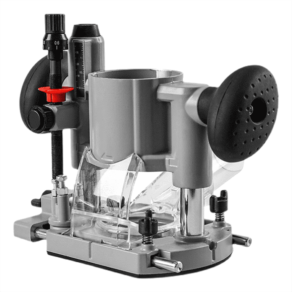 Adjustable Trimming Machine with Plunge Router Base,Double Handle,Heavy-Duty Milling Power Tool for Precision Woodworkin