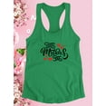 thumbnail image 3 of Mothers Day Noir Text Racerback Tank Women -Image by Shutterstock, Female XX-Large, 3 of 4