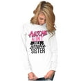 thumbnail image 5 of Best Awesome Crazy Sister Cute Funny Women's Long Sleeve T Shirt Brisco Brands S, 5 of 6