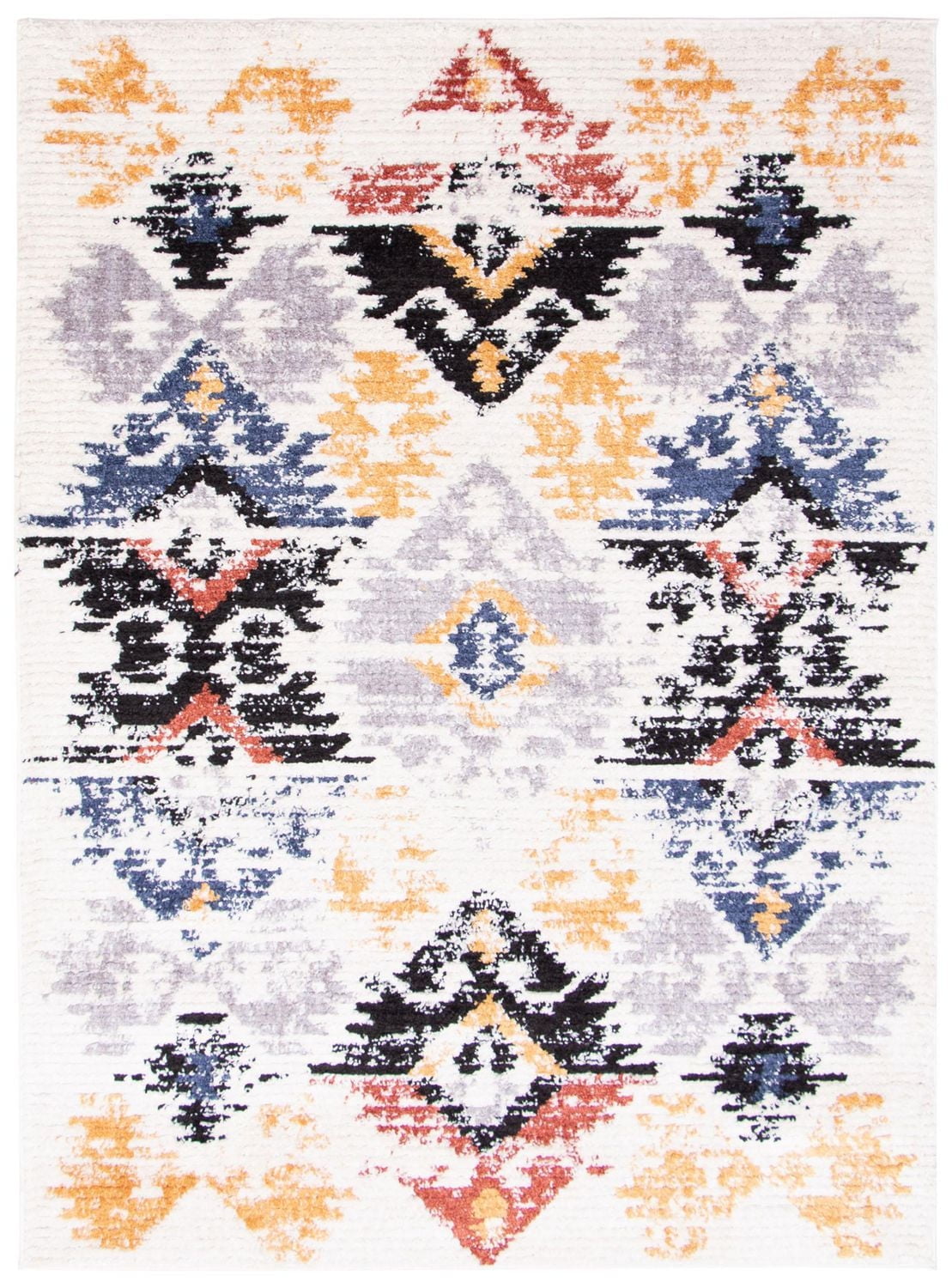 ECARPET Modern Geometric Indoor Area Rug, Super Soft & Plush Kashkuli Collection