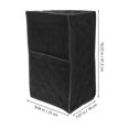 thumbnail image 2 of SASABAXI Reusable Black Kitchen Mixer Cover with Pocket Lightweight and Sturdy Design, 2 of 5