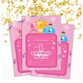 thumbnail image 2 of Darling Souvenir Pink Birthday Invitation Card Printable Elegant Fill or Write In Blank Party Invites 28 Pcs 5 x 7 Inches, 2 of 5