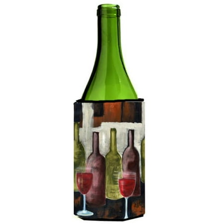 Red Wine by Petrina Sutton Wine Bottle Can cooler