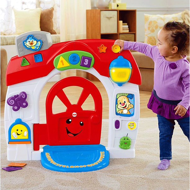 Fisher price laugh and learn puppy smart home hotsell