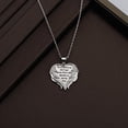 thumbnail image 2 of Zuo Bao Memorial Necklace in Memory of Dad Mom Sympathy Gift Those We Love Don't Go Away They Walk Beside Us Every Day Loss Jewelry for Her, 2 of 7