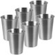thumbnail image 1 of unbranded 6Ud Vasos De Inoxidable Para Y Cerveza Con Resistente Y Acabado Plateado, 1 of 6